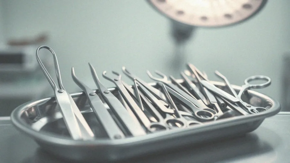 Jakie narzędzia związane są z pęsetą w medycynie?