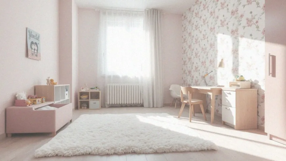 Jak wydzielić strefy w pokoju dla dziewczynki?