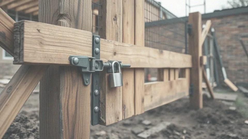 Jak zabezpieczyć konstrukcję bramy tymczasowej?