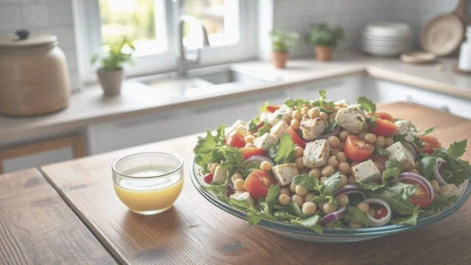 Jakie są propozycje na zdrowe sałatki na szybki obiad?