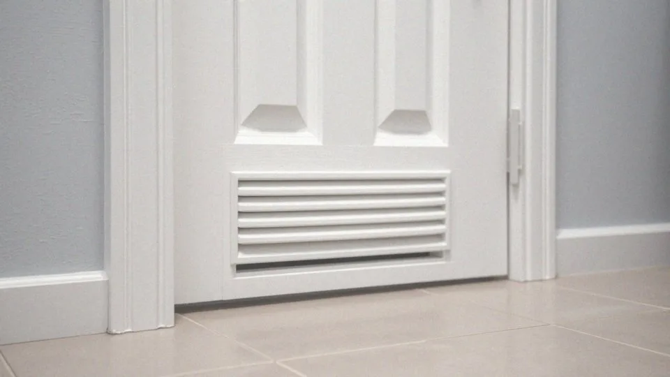 Co powinny zawierać otwory wentylacyjne w drzwiach łazienkowych?