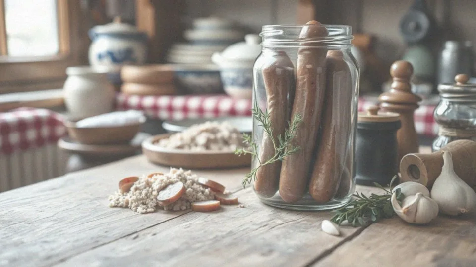 Jakie są różnice między kiełbasą zakupną a domową w słoiku?