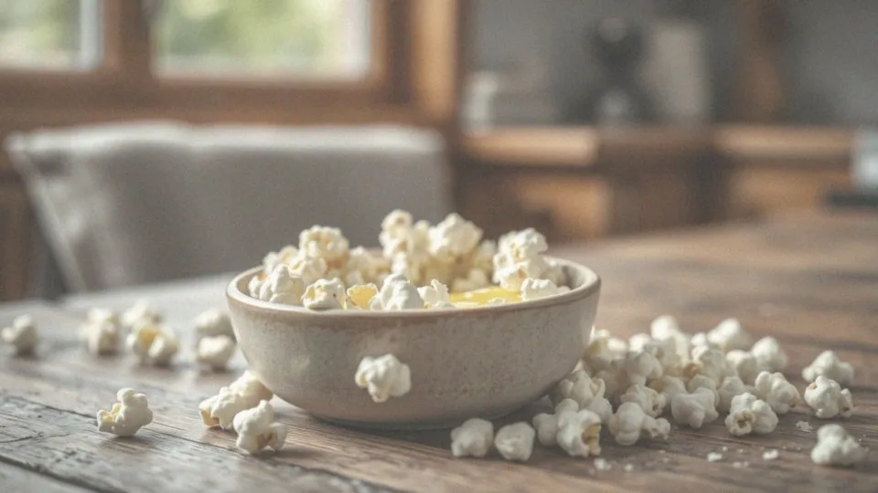 Ile kalorii ma popcorn z masłem?