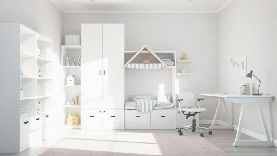 Jakie meble są odpowiednie do nowoczesnego pokoju dla dziewczynki?