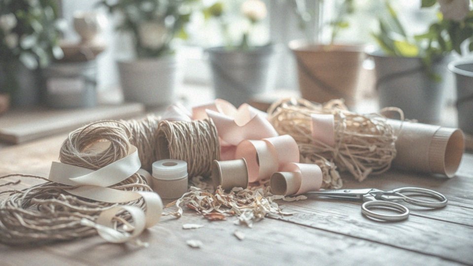 Jakie akcesoria florystyczne są związane z pakowaniem?