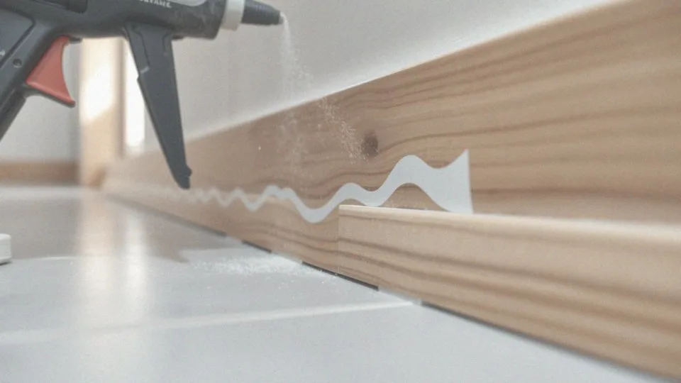 Jak aplikować klej do listew przypodłogowych?
