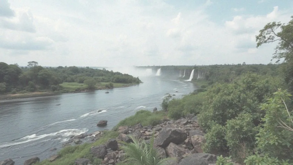 Gdzie leżą Wodospady Wiktorii?
