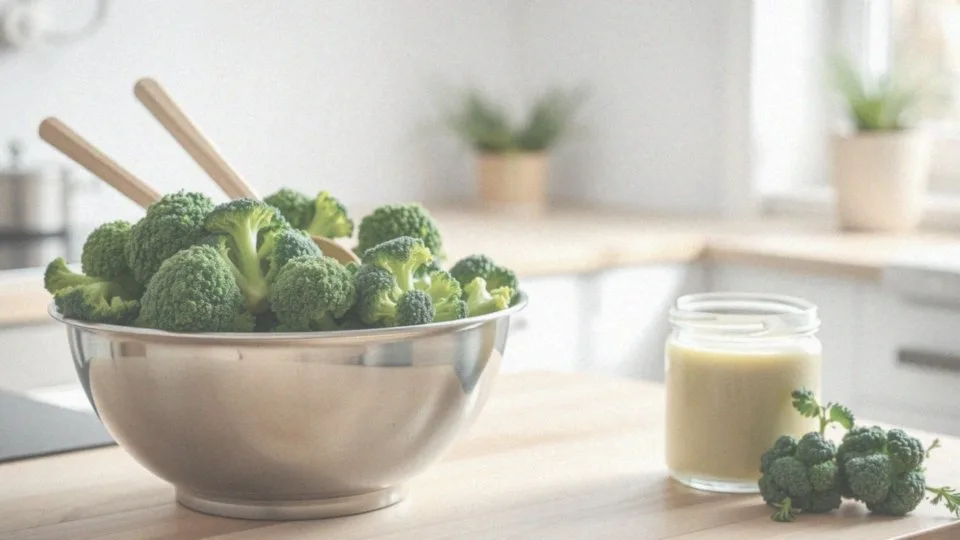 Jak połączyć brokuły z dressingiem?