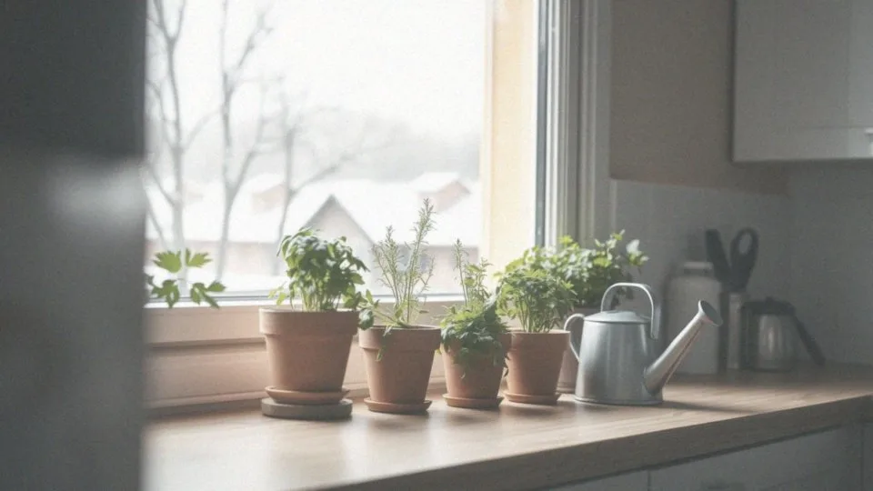 Jakie zioła można uprawiać zimą w domu?