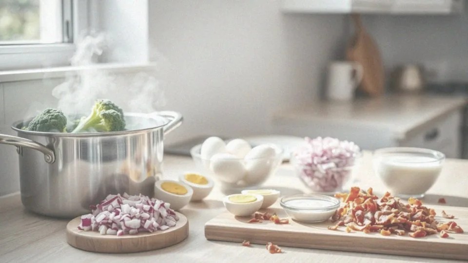 Jak długo trwa przygotowanie sałatki z brokułami?