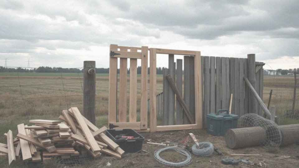 Jakie są opcje własnoręcznego montażu bramy tymczasowej?