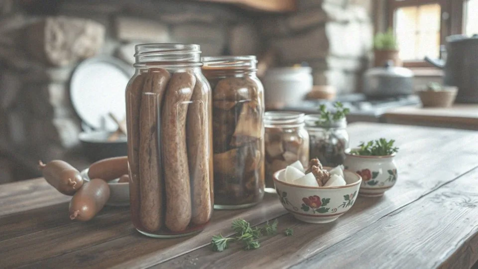 Jakie są różnice między kiełbasą w słoiku a innymi rodzajami konserw mięsnych?