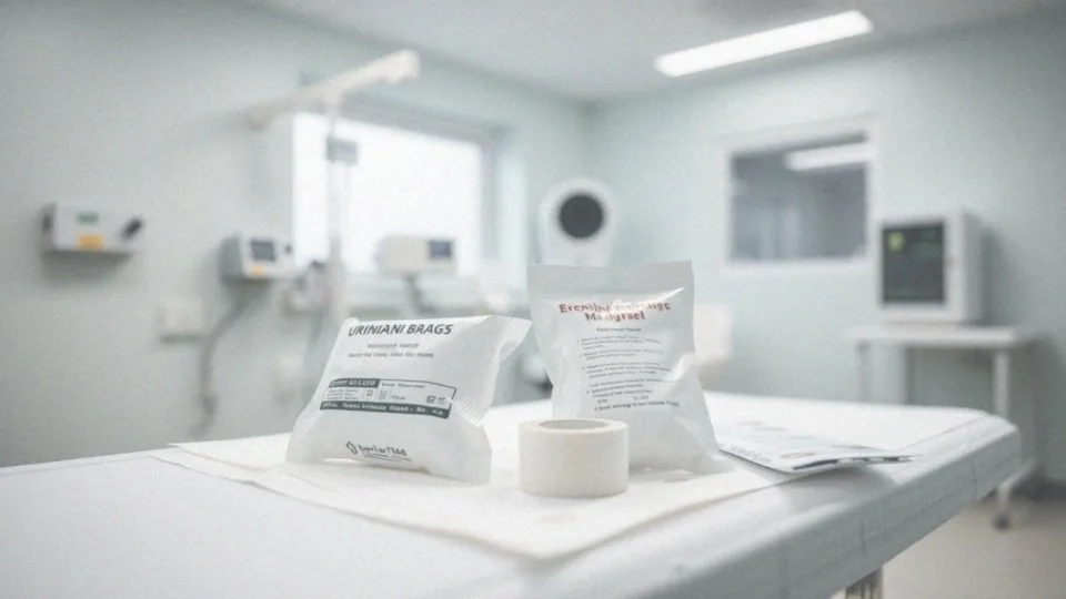 Jakie są zasady dotyczące umiejscowienia woreczka na mocz?