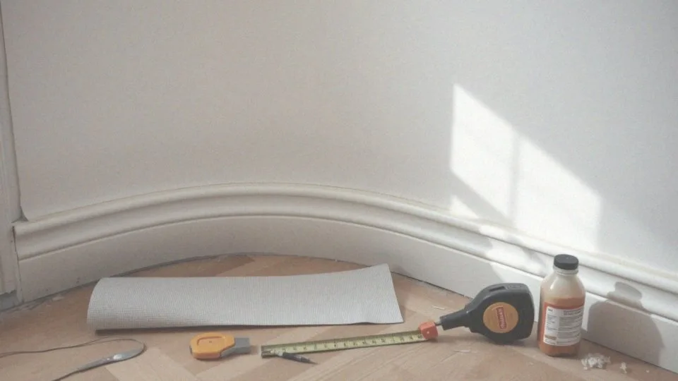 Jak zamontować listwy przypodłogowe na łuku?