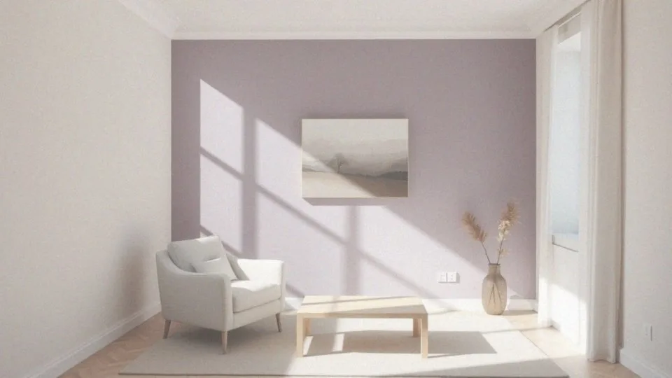 Czy kremowy kolor jest odpowiedni do fioletowych ścian?