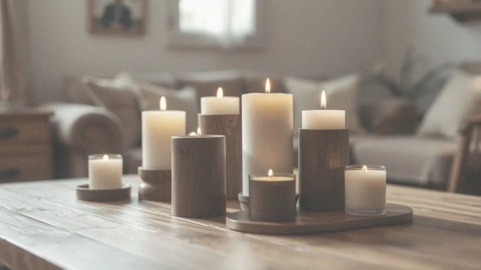 Świece na stole w salonie – jak nadać wnętrzu wyjątkowy klimat?